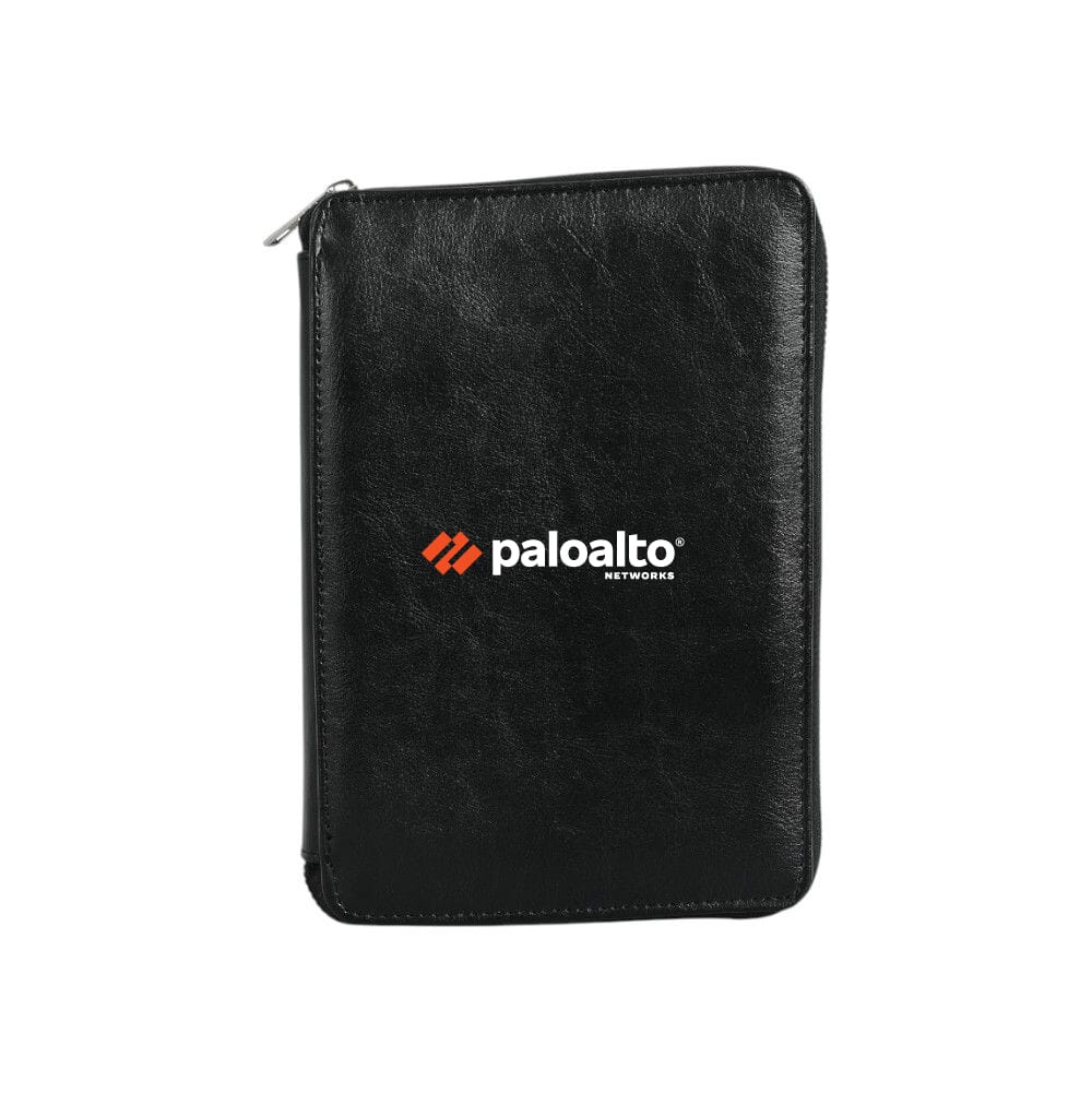 Fuzo The Associate Premium Leatherette Zipped Organizer- Black